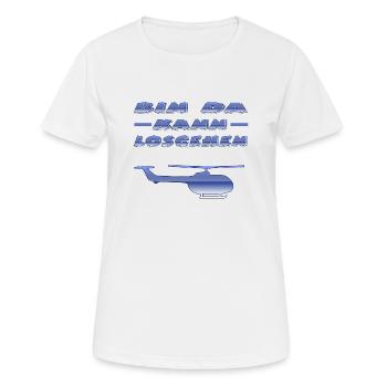 Hubschrauber - Frauen T-Shirt atmungsaktiv - Weiß - Vorne - AI Model Female 172 dark (172cm)