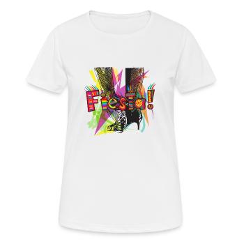 Fiesta ! - T-shirt respirant Femme - blanc - Devant - AI Model Female 172 dark (172cm)