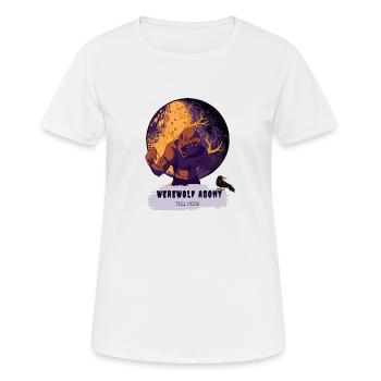 Loup-garou - T-shirt respirant Femme - blanc - Devant - AI Model Female 172 dark (172cm)