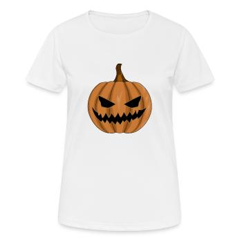 citrouille - T-shirt respirant Femme - blanc - Devant - AI Model Female 172 dark (172cm)