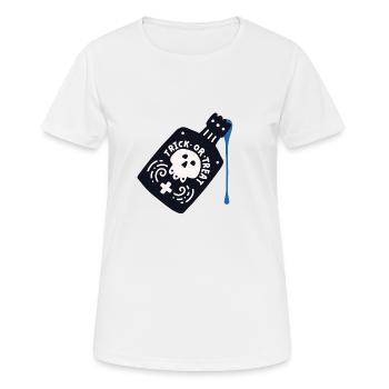 Potion mortelle Halloween - T-shirt respirant Femme - blanc - Devant - AI Model Female 172 dark (172cm)
