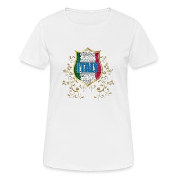 Italie Italie Italie Rome Europe Italie Italie Milan - T-shirt respirant Femme - blanc - Devant - AI Model Female 172 dark (172cm)