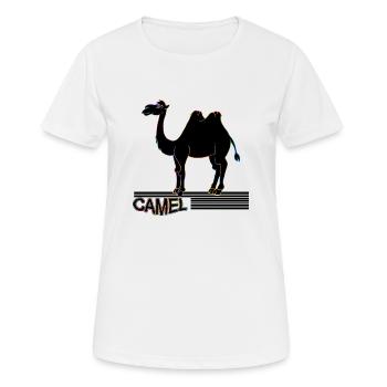 Camel - Women's Breathable T-Shirt - white - Front - AI Model Female 172 dark (172cm)