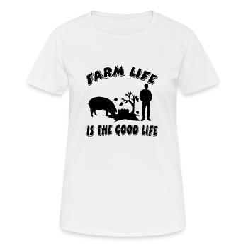 Farm - Women's Breathable T-Shirt - white - Front - AI Model Female 172 dark (172cm)
