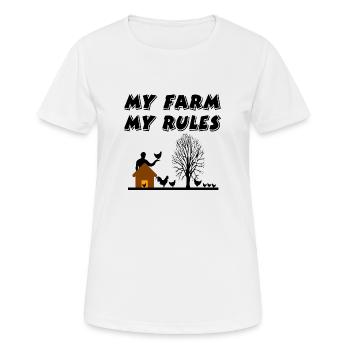 Farm - Women's Breathable T-Shirt - white - Front - AI Model Female 172 dark (172cm)