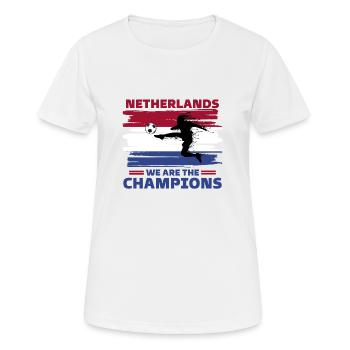 Netherlands Football 2022 supporter Netherlands fo - Women's Breathable T-Shirt - white - Front - AI Model Female 172 dark (172cm)