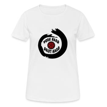 Car - Women's Breathable T-Shirt - white - Front - AI Model Female 172 dark (172cm)