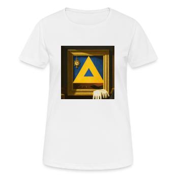 Freemason Secret Symbolism - Women's Breathable T-Shirt - white - Front - AI Model Female 172 dark (172cm)