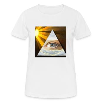 Inner Sight - Women's Breathable T-Shirt - white - Front - AI Model Female 172 dark (172cm)