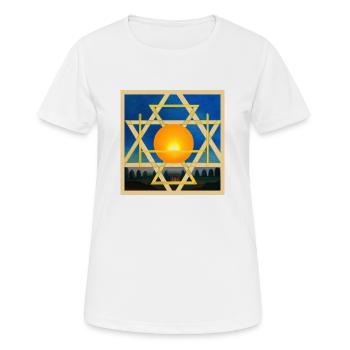 Secret Symbolism - Women's Breathable T-Shirt - white - Front - AI Model Female 172 dark (172cm)