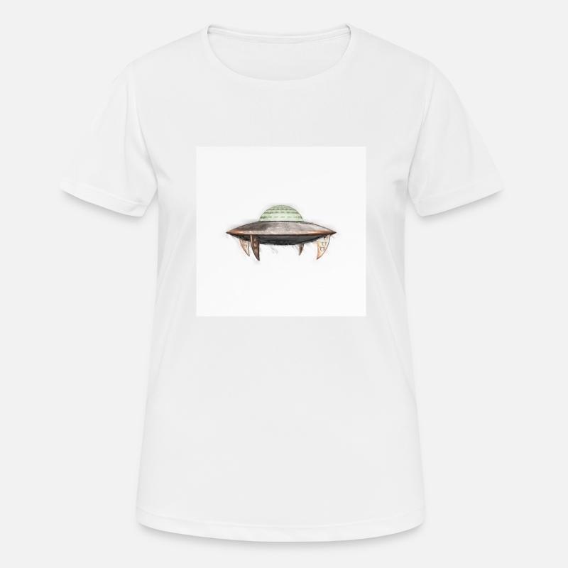 UFO - Women's Breathable T-Shirt - white