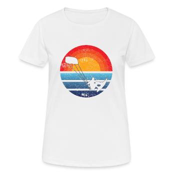 Windsurfer Kitesurfer Windsurfer Surfing Cadeau - T-shirt respirant Femme - blanc - Devant - AI Model Female 172 dark (172cm)