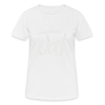 Ja ! - Frauen T-Shirt atmungsaktiv - Weiß - Vorne - AI Model Female 172 dark (172cm)
