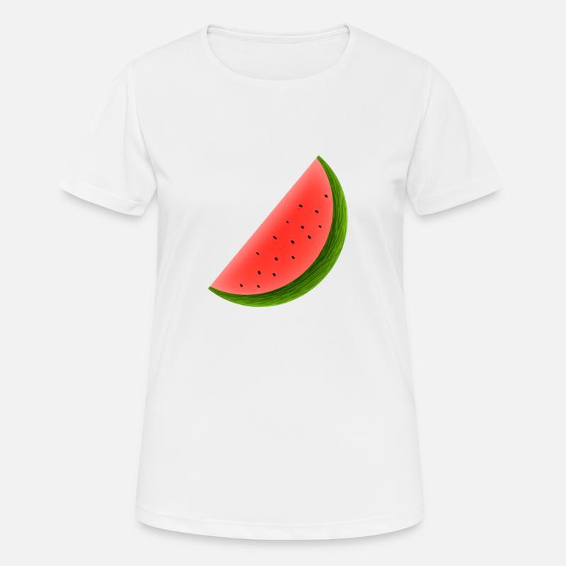 Pastèque - T-shirt respirant Femme - blanc
