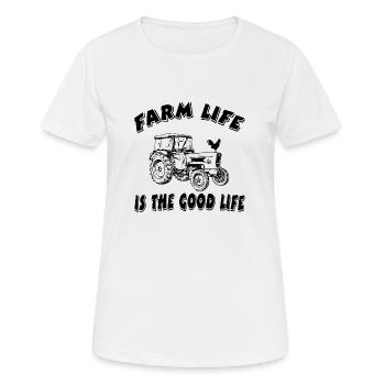 Farm - Women's Breathable T-Shirt - white - Front - AI Model Female 172 dark (172cm)