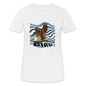 Bird - Women's Breathable T-Shirt - white - Front - AI Model Female 172 dark (172cm)