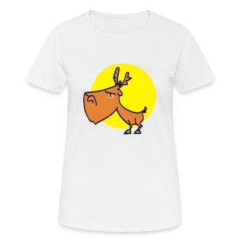 rennes têtus - T-shirt respirant Femme - blanc - Devant - AI Model Female 172 dark (172cm)