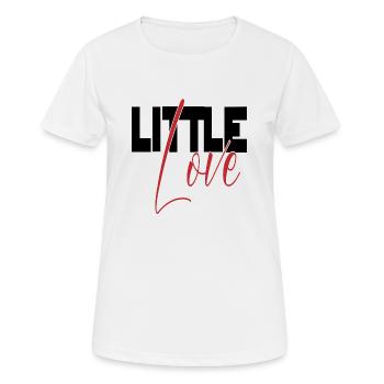 Little love - Frauen T-Shirt atmungsaktiv - Weiß - Vorne - AI Model Female 172 dark (172cm)