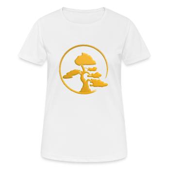 Bonsai - Frauen T-Shirt atmungsaktiv - Weiß - Vorne - AI Model Female 172 dark (172cm)
