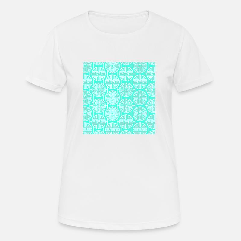 Chinese pattern - Women's Breathable T-Shirt - white