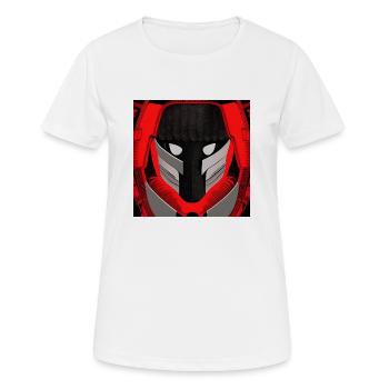 Anime-Charakter in einer Maske - Frauen T-Shirt atmungsaktiv - Weiß - Vorne - AI Model Female 172 dark (172cm)