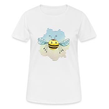Insekt - Frauen T-Shirt atmungsaktiv - Weiß - Vorne - AI Model Female 172 dark (172cm)