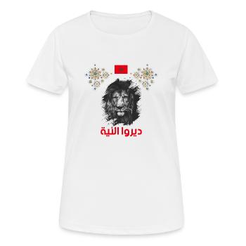 Morocco - Women's Breathable T-Shirt - white - Front - AI Model Female 172 dark (172cm)