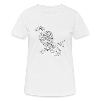 Bird - Women's Breathable T-Shirt - white - Front - AI Model Female 172 dark (172cm)