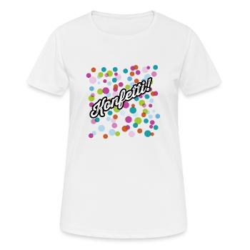 Carnival confetti - Women's Breathable T-Shirt - white - Front - AI Model Female 172 dark (172cm)