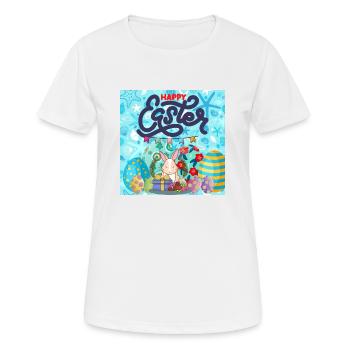 Joyeuses Fêtes. Noël. - T-shirt respirant Femme - blanc - Devant - AI Model Female 172 dark (172cm)