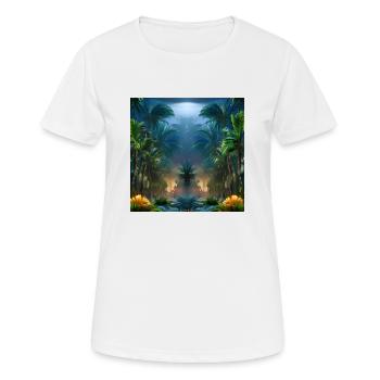 Exotic magical land - Women's Breathable T-Shirt - white - Front - AI Model Female 172 dark (172cm)