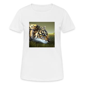Realistic Wildlife Nature Animals Animals - Women's Breathable T-Shirt - white - Front - AI Model Female 172 dark (172cm)