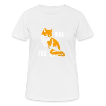 Oida Fux - Women's Breathable T-Shirt - white - Front - AI Model Female 172 dark (172cm)