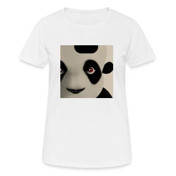 Panda - T-shirt respirant Femme - blanc - Devant - AI Model Female 172 dark (172cm)