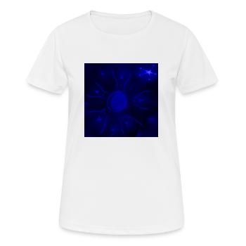 ELEKTRISCHER STERNENMOND - Frauen T-Shirt atmungsaktiv - Weiß - Vorne - AI Model Female 172 dark (172cm)