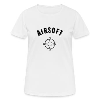 airsoft - T-shirt respirant Femme - blanc - Devant - AI Model Female 172 dark (172cm)