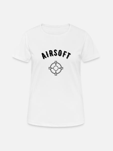 Airsoft - Frauen T-Shirt atmungsaktiv - Weiß