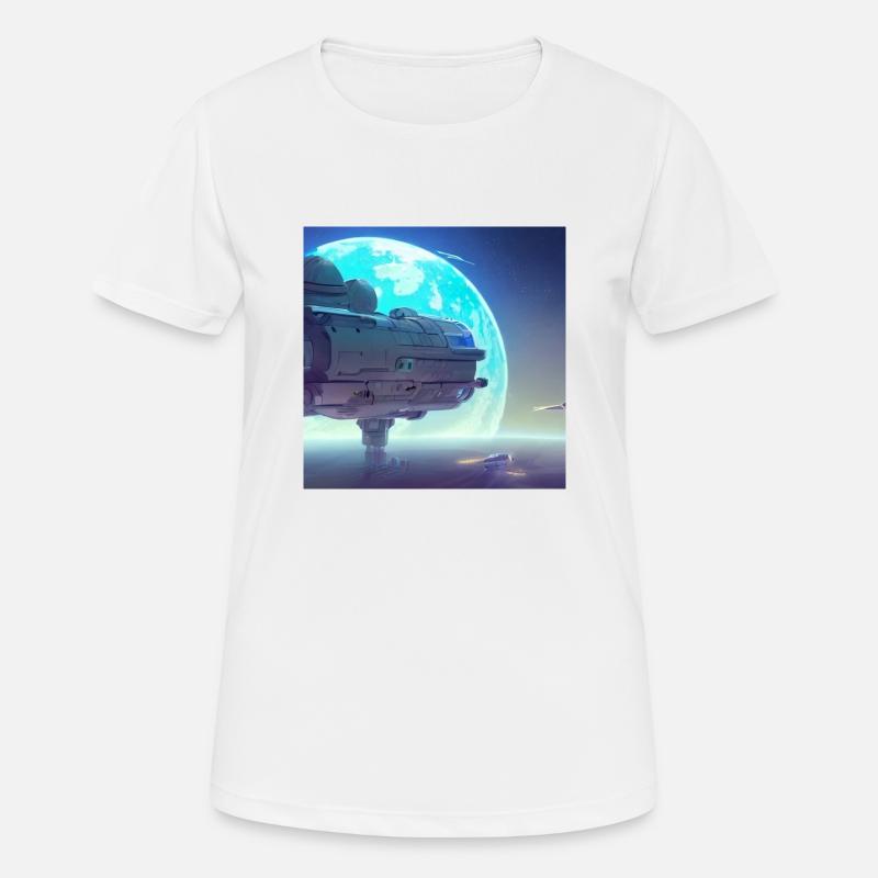 Cosmic Creativity 4 - Women's Breathable T-Shirt - white