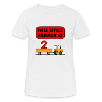 Bauer - Frauen T-Shirt atmungsaktiv - Weiß - Vorne - AI Model Female 172 dark (172cm)