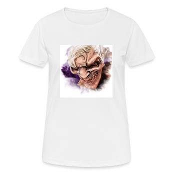 Krampus Percht Devil 2316 - T-shirt respirant Femme - blanc - Devant - AI Model Female 172 dark (172cm)