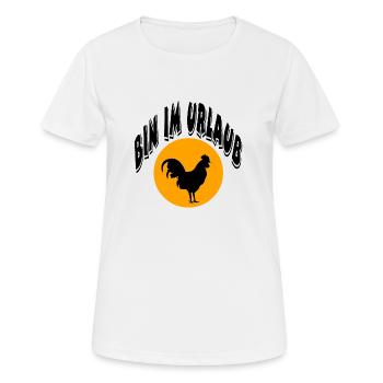 Bauernhof - Frauen T-Shirt atmungsaktiv - Weiß - Vorne - AI Model Female 172 dark (172cm)