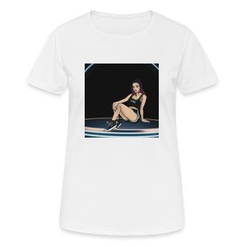 Honey babe - Frauen T-Shirt atmungsaktiv - Weiß - Vorne - AI Model Female 172 dark (172cm)