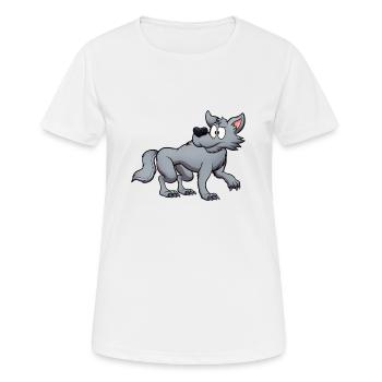 Grey Wolf - Women's Breathable T-Shirt - white - Front - AI Model Female 172 dark (172cm)