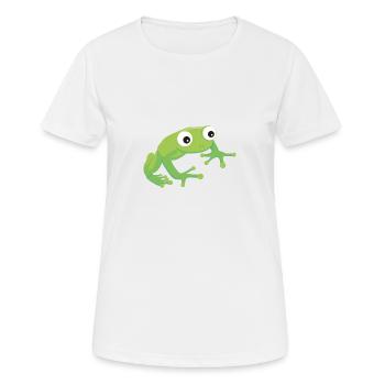 Frog - Women's Breathable T-Shirt - white - Front - AI Model Female 172 dark (172cm)