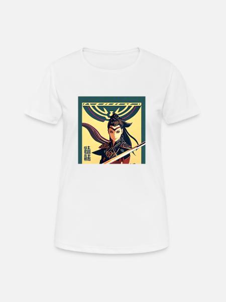 Japanese fighter - Women's Breathable T-Shirt - white