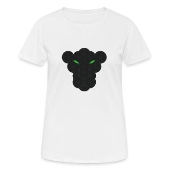 Sacred Panther - Schwarzer Panther des Lebens. - Frauen T-Shirt atmungsaktiv - Weiß - Vorne - AI Model Female 172 dark (172cm)