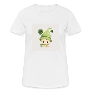 Lutin mignon - T-shirt respirant Femme - blanc - Devant - AI Model Female 172 dark (172cm)