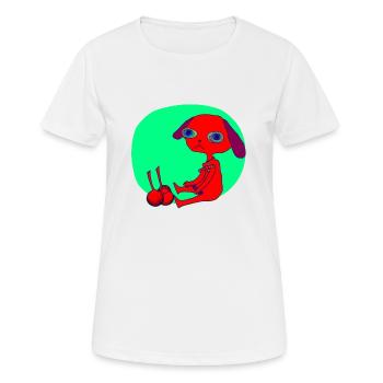 Mad - Dog - Women's Breathable T-Shirt - white - Front - AI Model Female 172 dark (172cm)