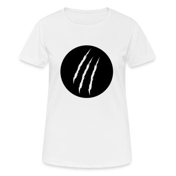Krallen - Frauen T-Shirt atmungsaktiv - Weiß - Vorne - AI Model Female 172 dark (172cm)