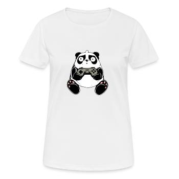The sad little panda - Women's Breathable T-Shirt - white - Front - AI Model Female 172 dark (172cm)